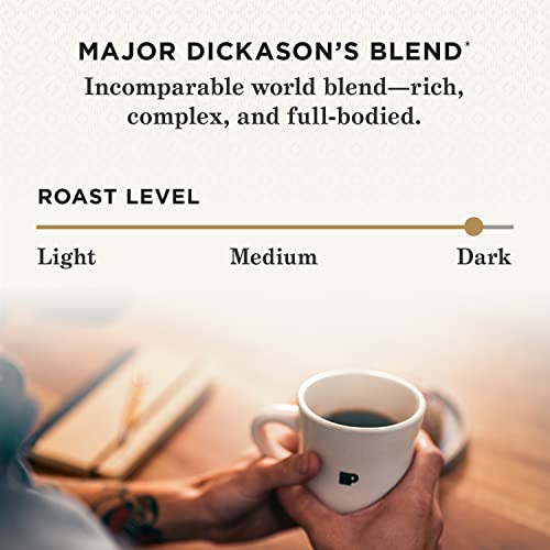 Peet's Coffee, Dark Roast K-Cup Pods for Keurig Brewers - Major Dickason's Blend 75 Count (1 Box of 75 K-Cup Pods) Packaging May Vary