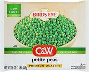 C&W Petite Peas, 16 oz (frozen)