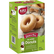 Katz Gluten Free Snacks Top 4 Donut Flavors | Gluten Free, Dairy Free, Soy Free, Nut Free | Powdered, Glazed, Cinnamon, Chocolate Frosted | Kosher (1 Pack of each, 4 Total)