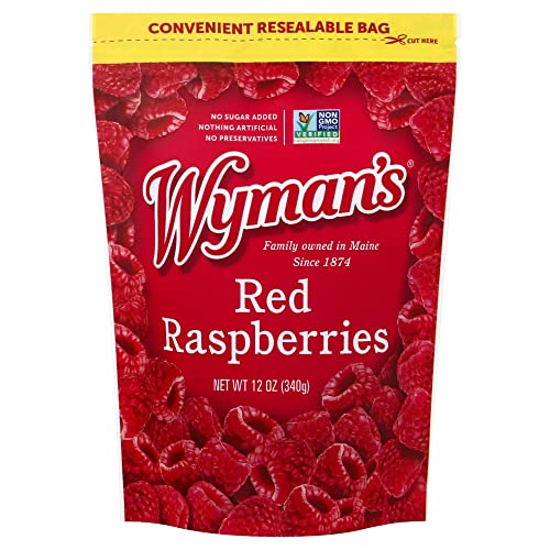 Wymans Of Maine, Fruit Red Raspberries, 15 Ounce