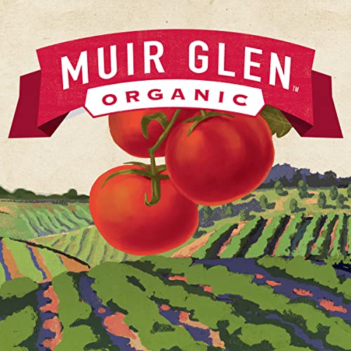 Muir Glen Organic Crushed Fire Roasted Canned Tomatoes, 14.5 oz. (Pack of 12)