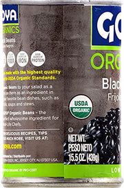 Goya Foods Organic Black Beans, 15.5 Ounce (Pack of 24)