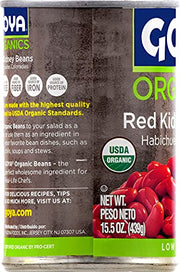 Goya Organic Red Kidney Beans, Low Sodium, 15.5 oz