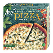 Amy's Frozen Spinach Pizza, Made with Feta, Mozzarella and Organic Tomatoes